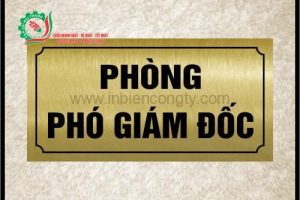 Biển PB Inox Vàng