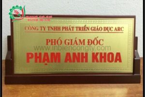 Biển Đồng Gỗ Tam Giác