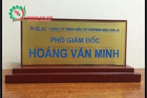 Biển Đồng Gỗ Nhị Cấp
