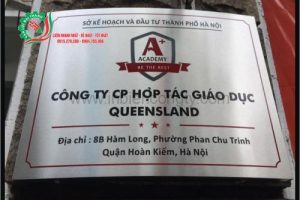 Biển Inox Trắng