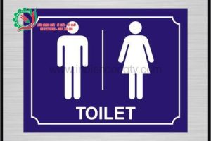 Biển Toilet - WC