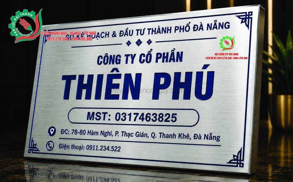 biển cty ăn mòn bạc xước chân 2cm mẫu 1 0915278598
