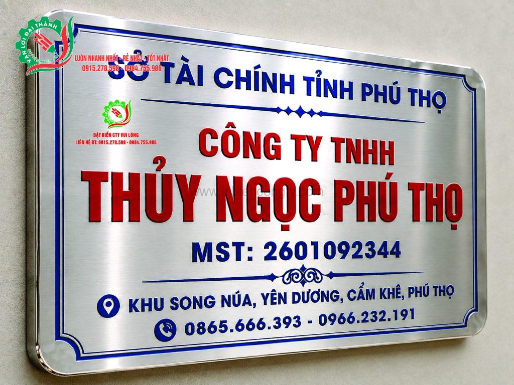 biển cty ăn mòn bạc xước mẫu 3 0915278598