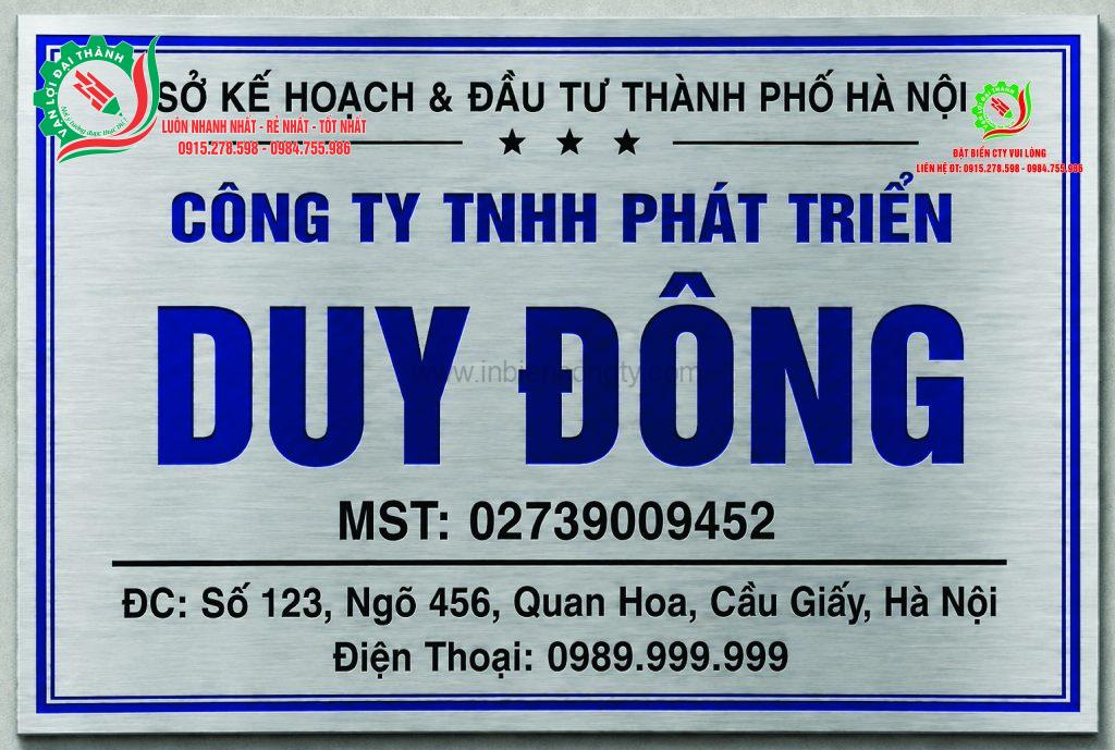 biển cty ăn mòn inox trắng xước mẫu 30915278598