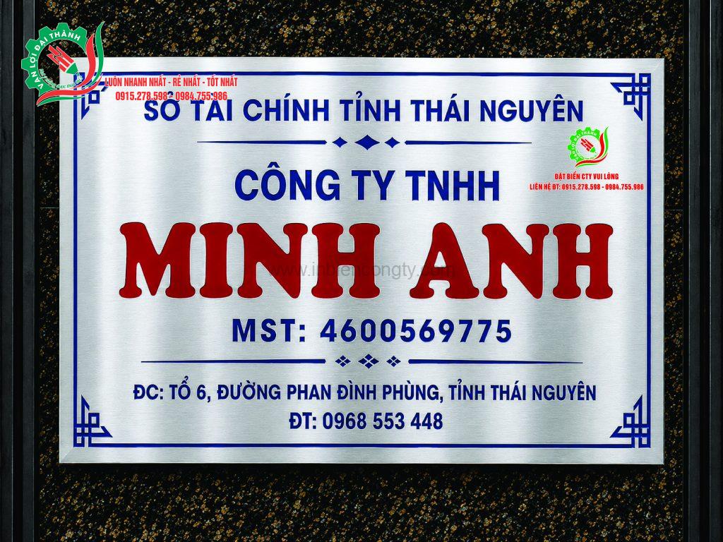 biển cty in uv inox trắng gương chân cong mẫu 3 0915278598