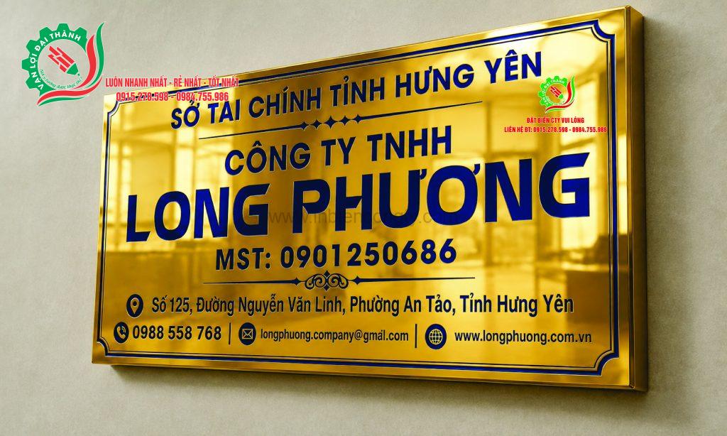 biển cty in uv inox vàng gương chân 2cm mẫu 2 0915278598
