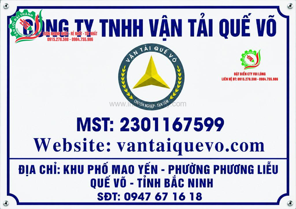 biển in ngược mica mẫu 1
