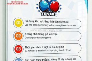 Biển Nội Quy Mica Theo Yêu Cầu – Mẫu 3