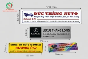 Tem phản quang in logo, tên theo yêu cầu