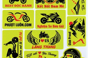 Tem phản quang cảnh báo, nhắc nhở