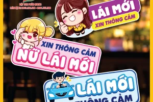 Tem phản quang Lái Mới – Nữ Lái Mới