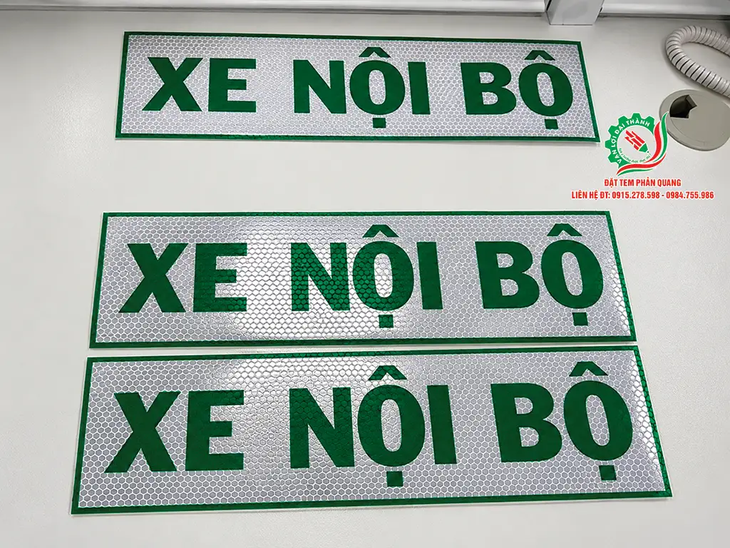 Tem phản quang XE NỘI BỘ
